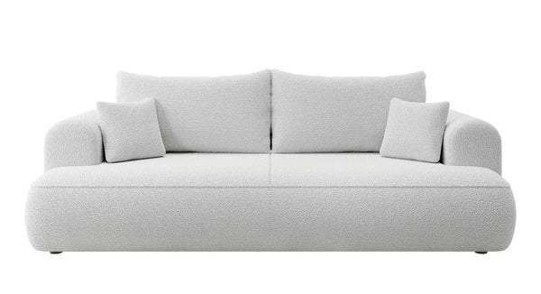 Trivietė sofa-lova Ovo, šviesiai pilka