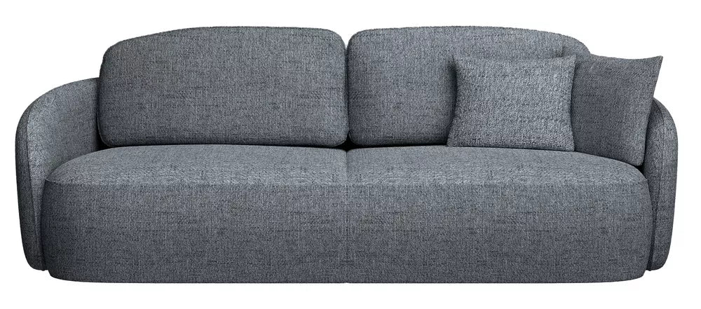 Trivietė sofa Savoy, tamsiai pilka