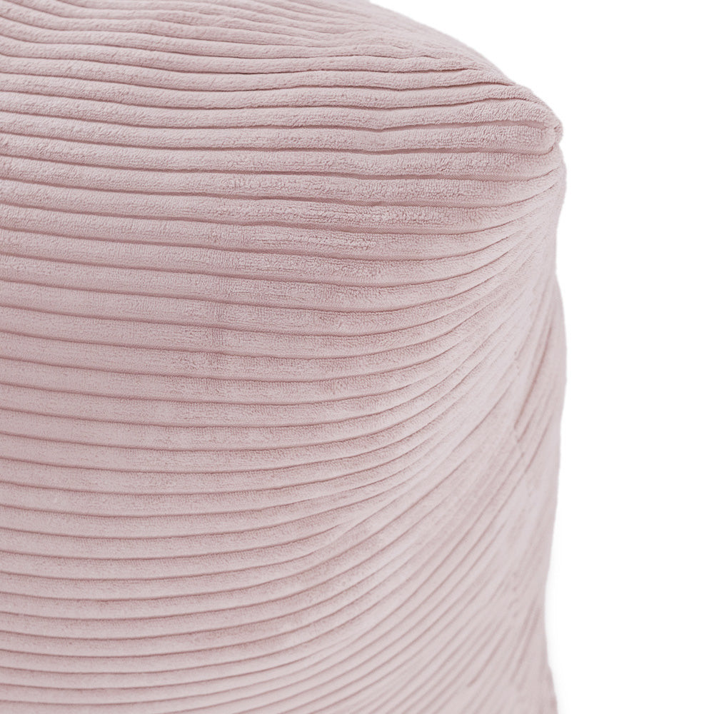Sėdmaišis Plush Nest 120×80 cm, šviesiai rožinė, premium velvetas