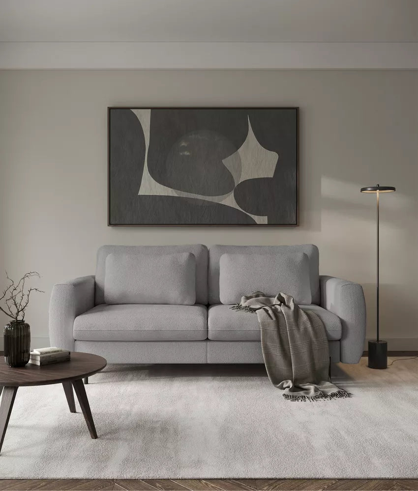 Trijų vietų sofa Rane, pilka