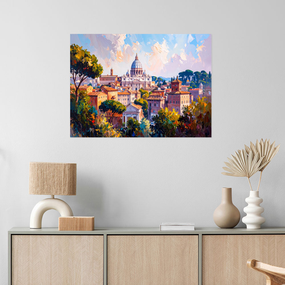 Klijuojamas plakatas, Romos panoramos biurai