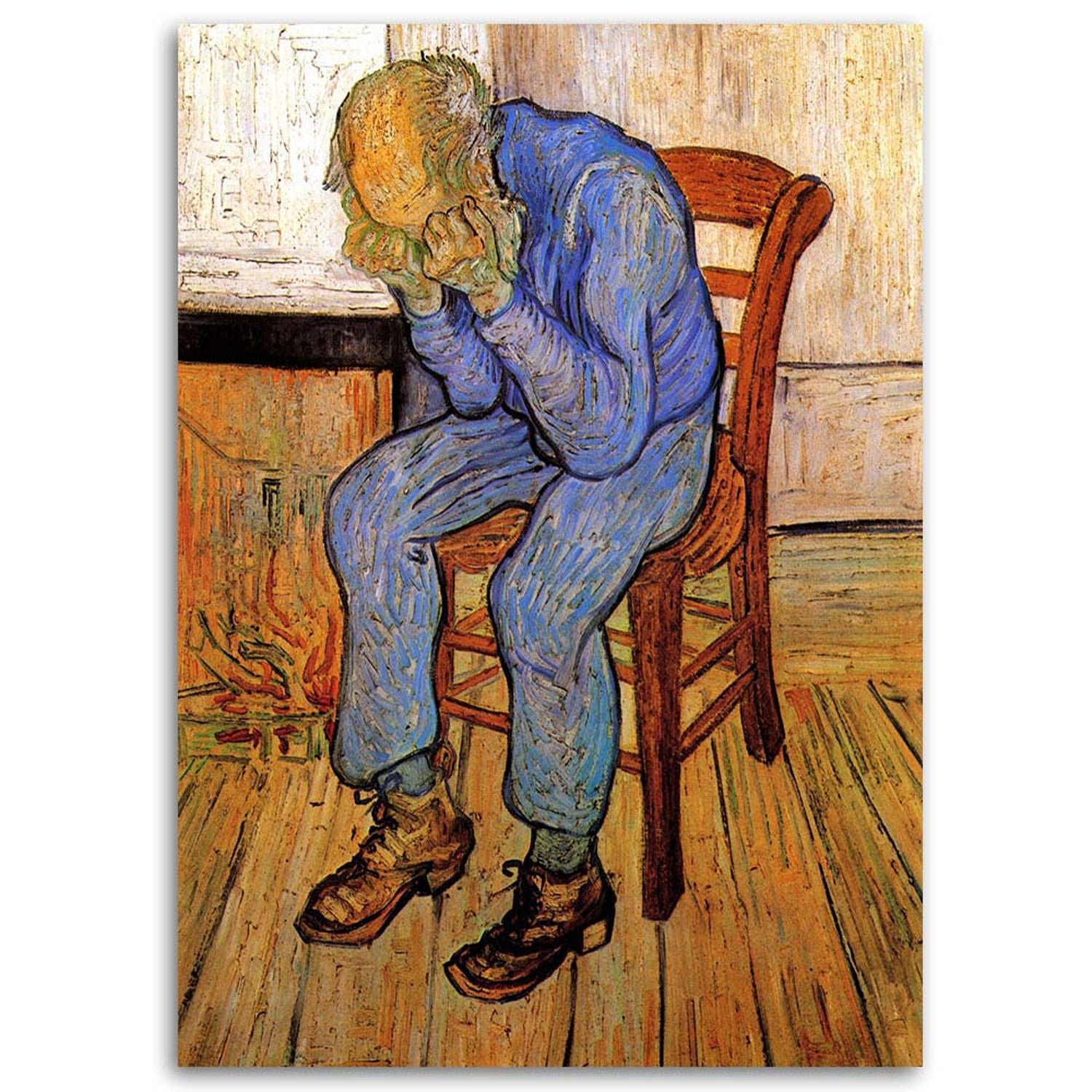 Paveikslas Ant Drobės, Senis liūdesys - V. van Goghas reprodukcija