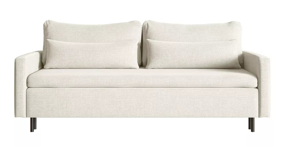 Trivietė sofa Umpro, kreminė