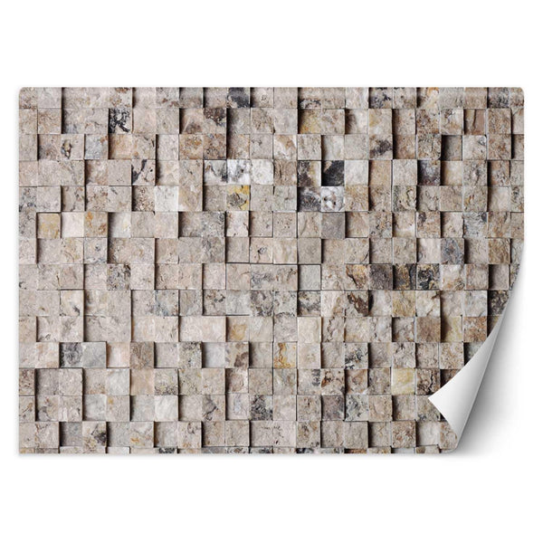 Fototapetai, Akmens optikos 3d siena akmeninė siena akmeninė siena