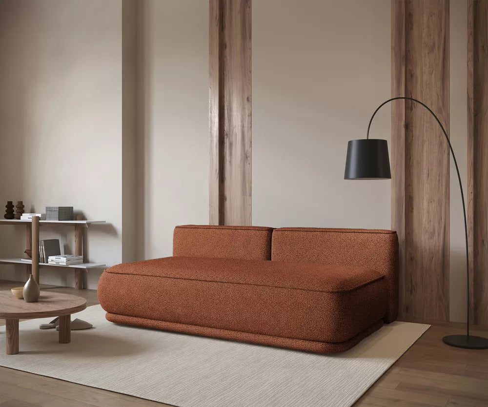 Trivietė sofa Leanno, vario spalvos