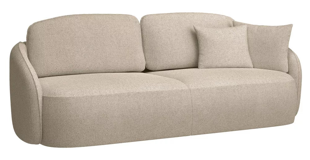 Trivietė išskleidžiama sofa Savoy, smėlinė