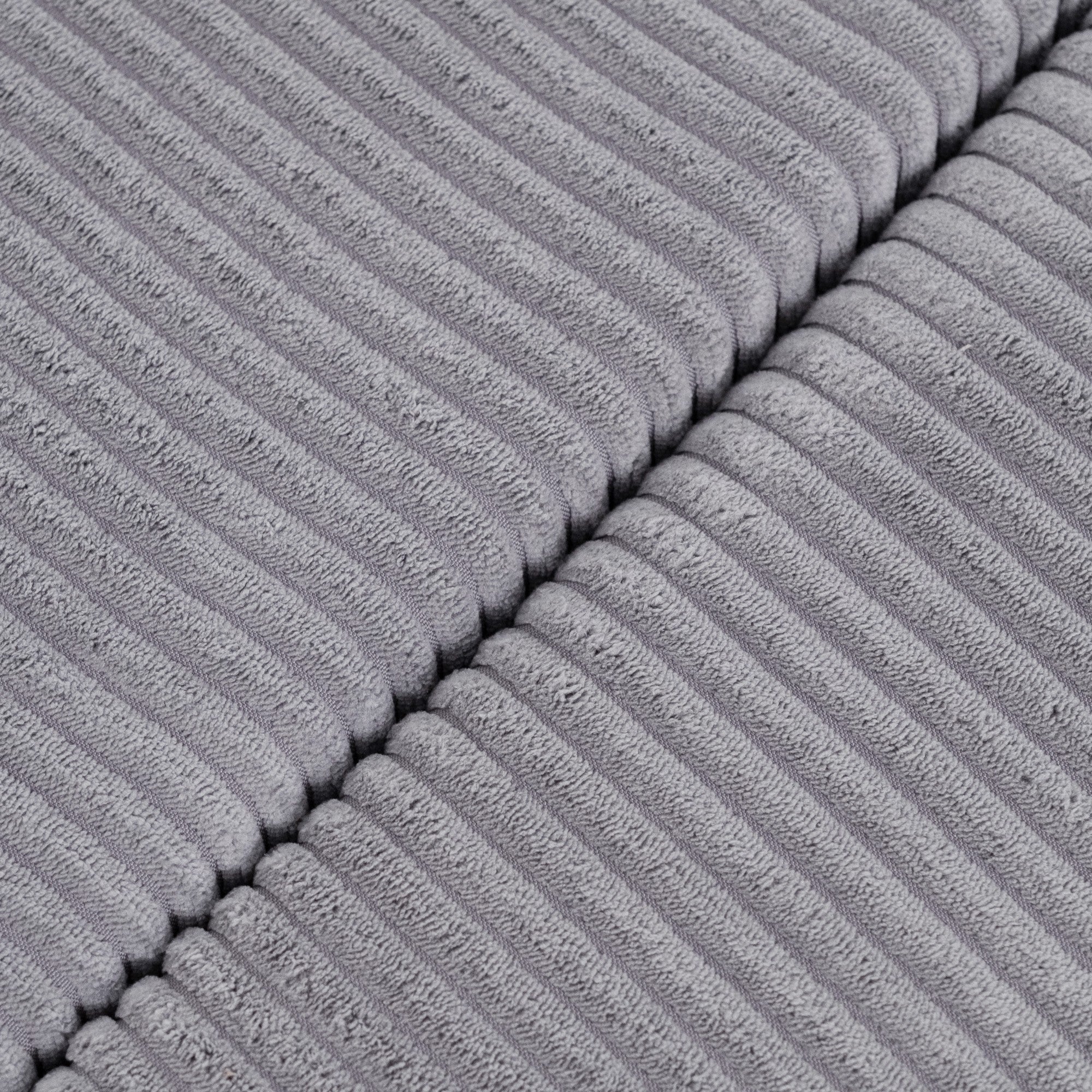 Gėlės formos kilimėlis Plush Nest 115×115×5 cm, pilka, premium velvetas