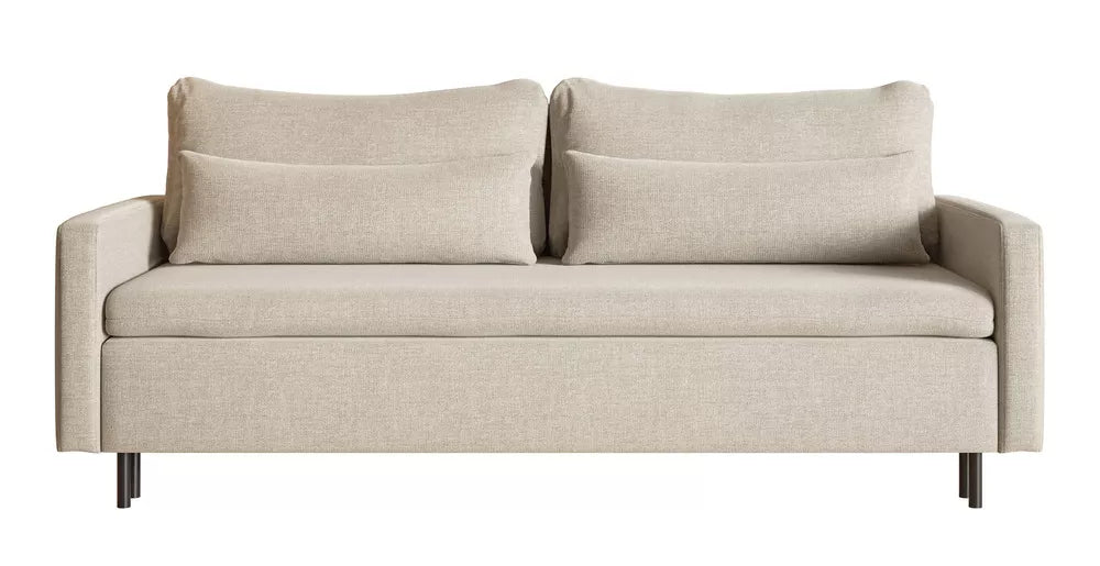 Trivietė sofa Umpro, šviesiai smėlinė