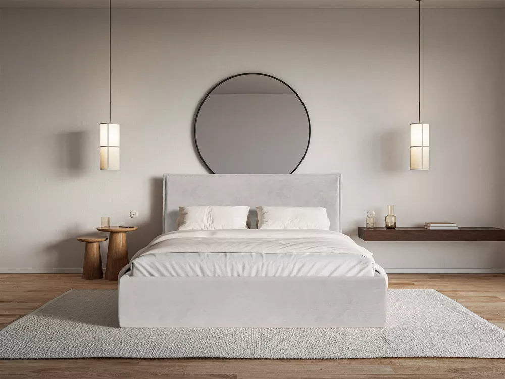 Lova Softie Slim, šviesiai pilka, 140x200 cm