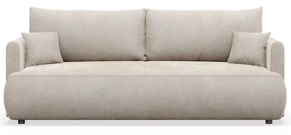 Trivietė sofa Ovo mini, kreminė
