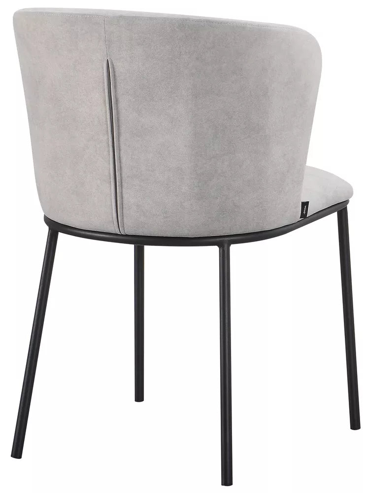 Minkšta kėdė Carble, šviesiai pilka