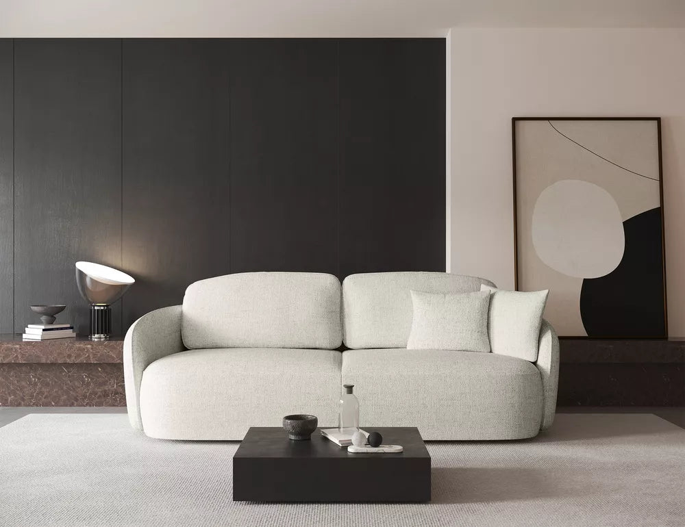 Trivietė sofa Savoy, kreminė