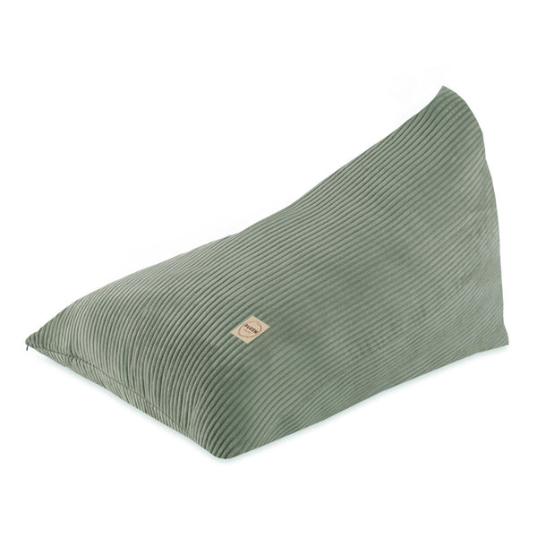 Sėdmaišis Plush Nest 120×80 cm, žalia, premium velvetas