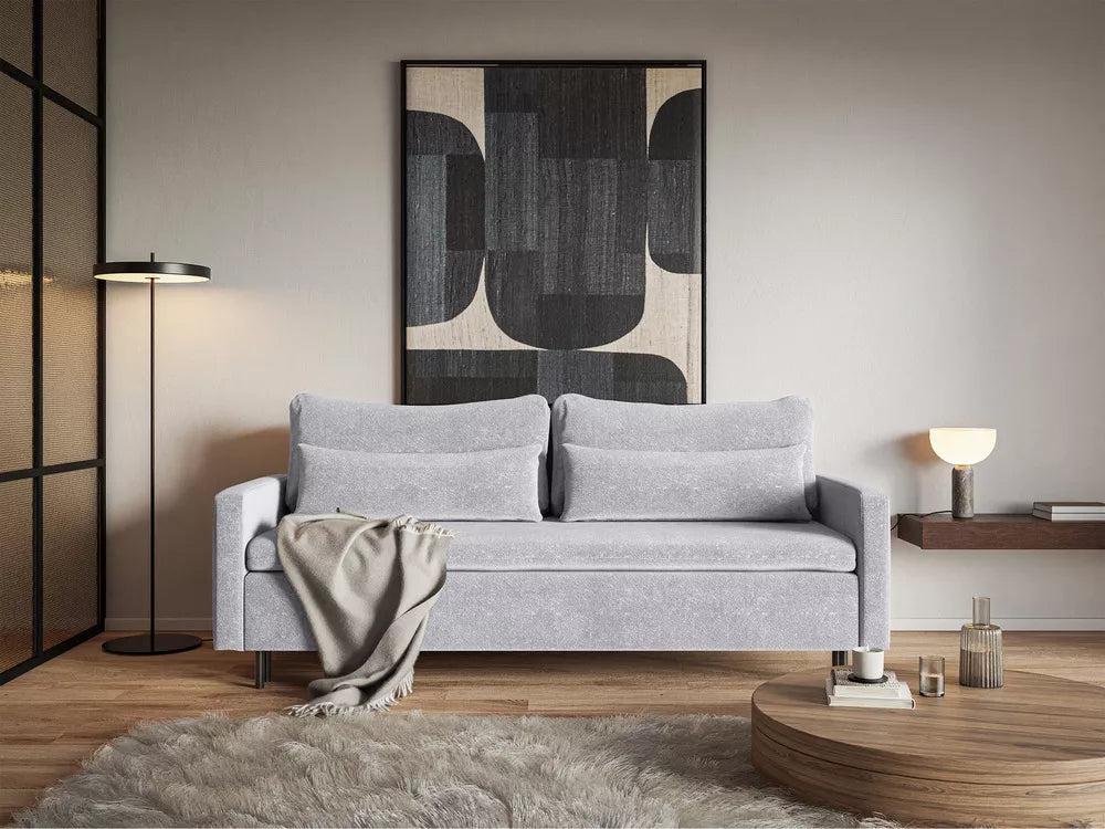 Trivietė sofa Umpro, šviesiai pilka