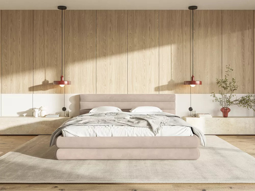 Lova Alegre, smėlinė, 180x200 cm