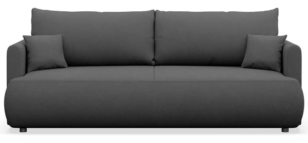 Trivietė sofa Ovo mini, tamsiai pilka