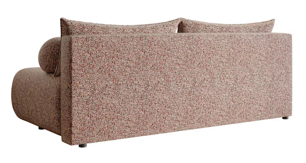Tritvietė sofa Dandelino Mini, šviesiai rožinė