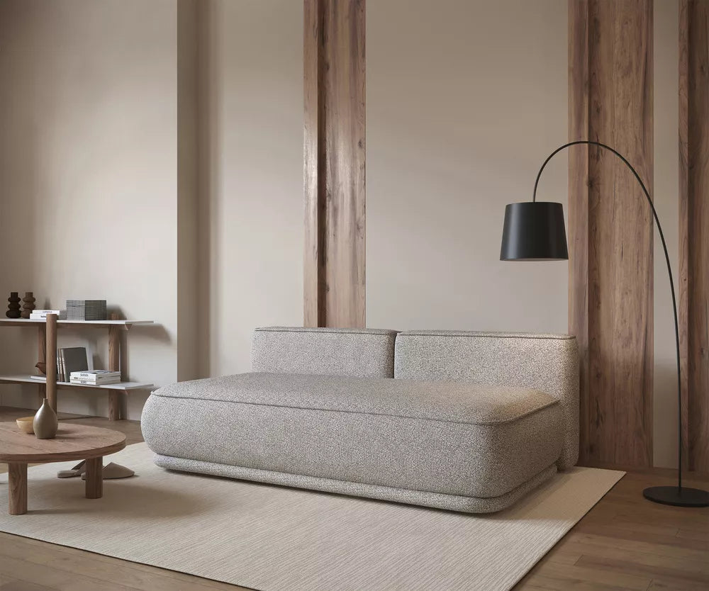 Trivietė sofa Leanno, tamsiai smėlinė
