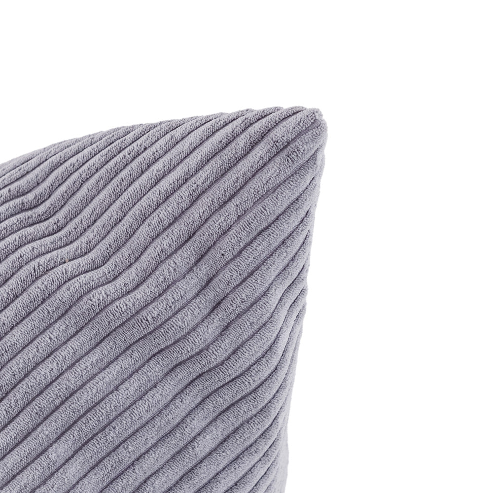 Sėdmaišis Plush Nest 120×80 cm, pilka, premium velvetas