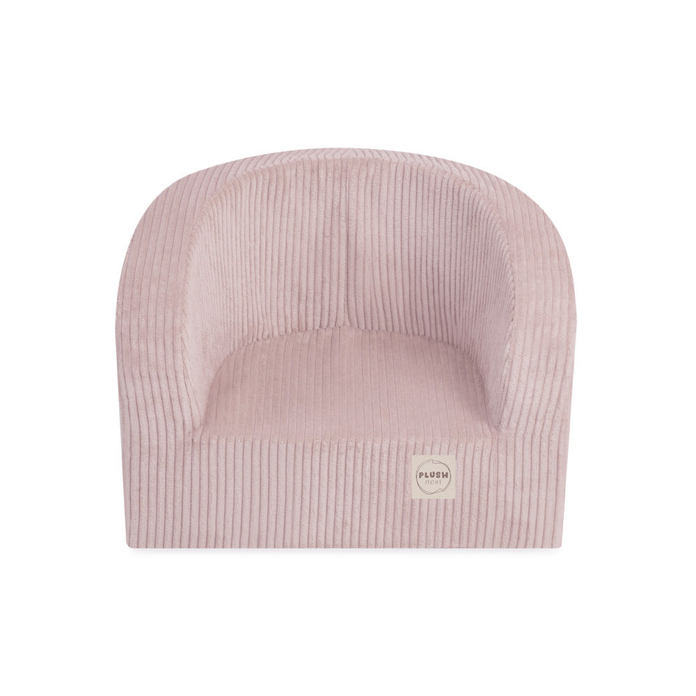 Krėslas Plush Nest, šviesiai rožinė, premium velvetas