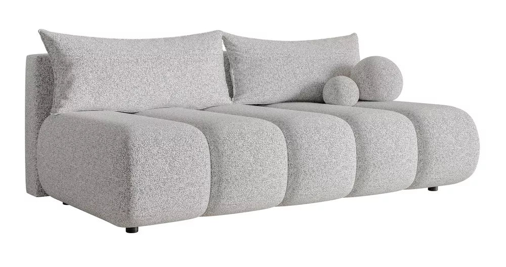 Tritvietė sofa Dandelino Mini, šviesiai pilka