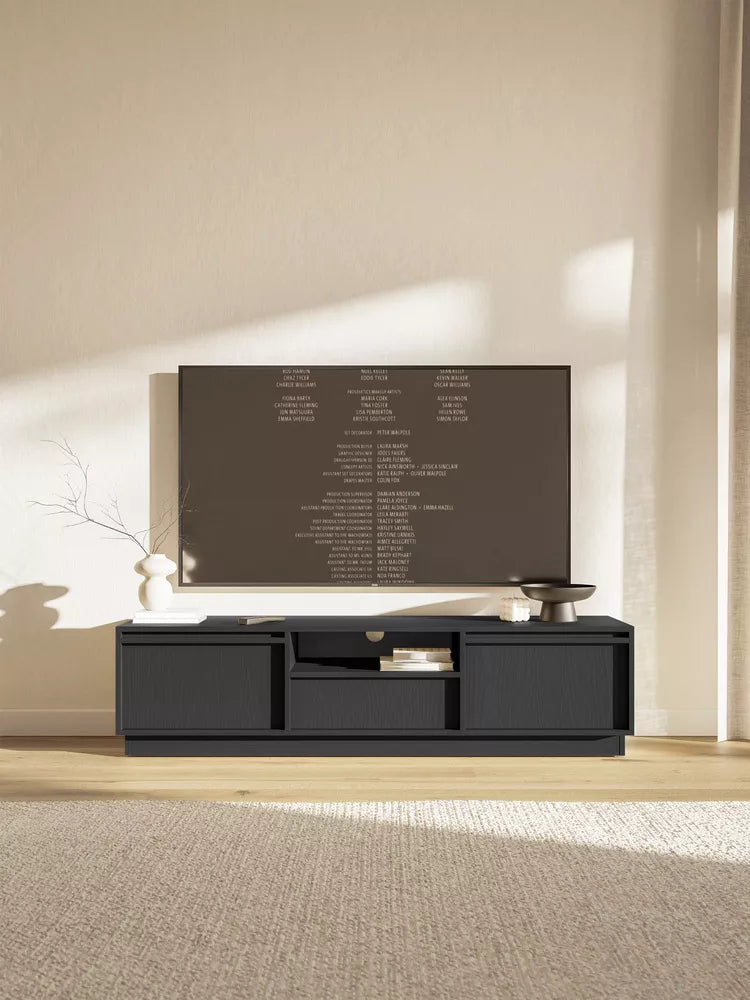 TV spintelė Evo, juoda