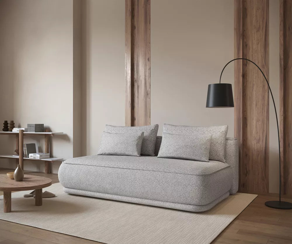 Trivietė sofa Leanno, šviesiai pilka