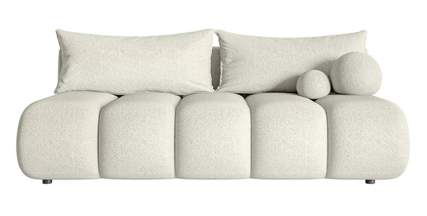 Trivietė sofa Dandelino Mini, kreminė