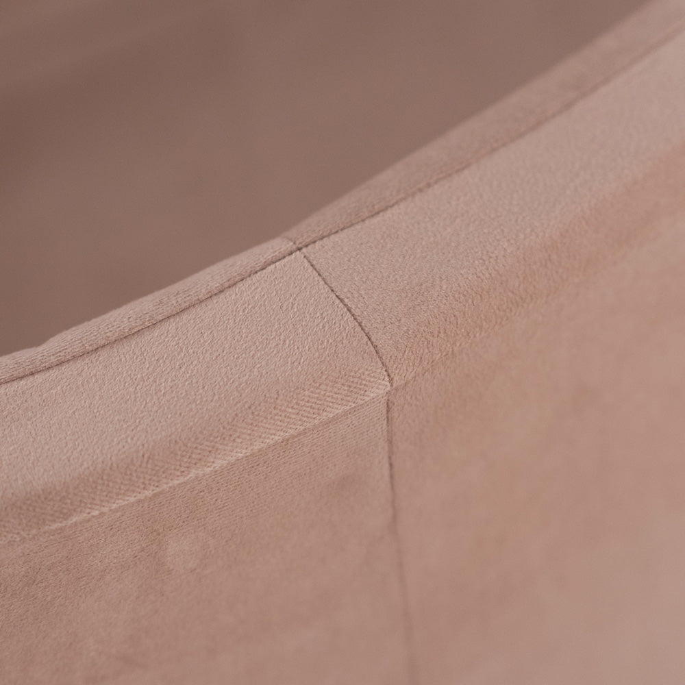 Kamuoliukų baseinas Plush Nest 90×30 cm, auksinė (smėlio), velvetas