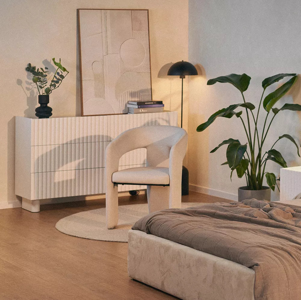 Sėdynės kėdė "Hasele", šviesiai smėlio spalvos "easy clean" gobelenas