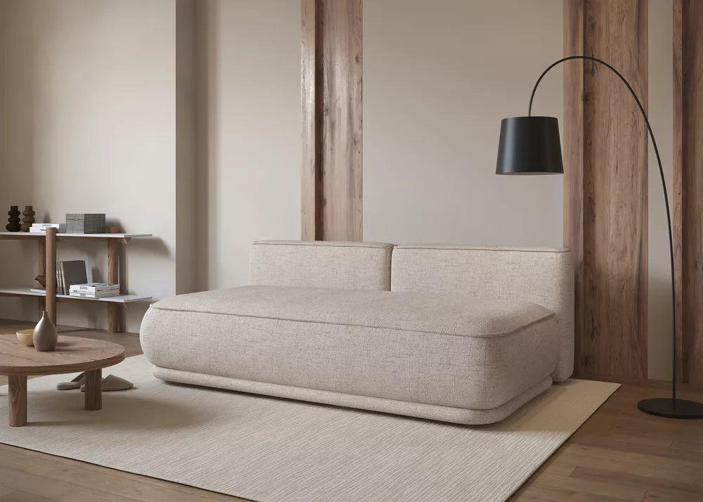 Trijų vietų sofa-lova Leanno, šviesiai smėlinė