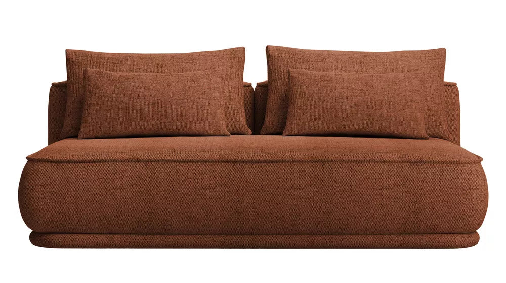 Trijų vietų sofa-lova Leanno, vario spalvos