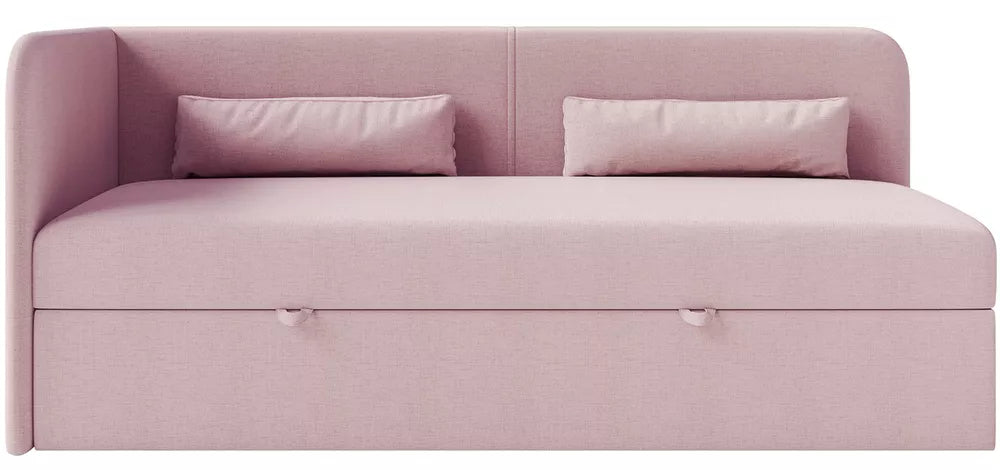 Jaunuolio lova Calmmo, rožinė, 90x200 cm