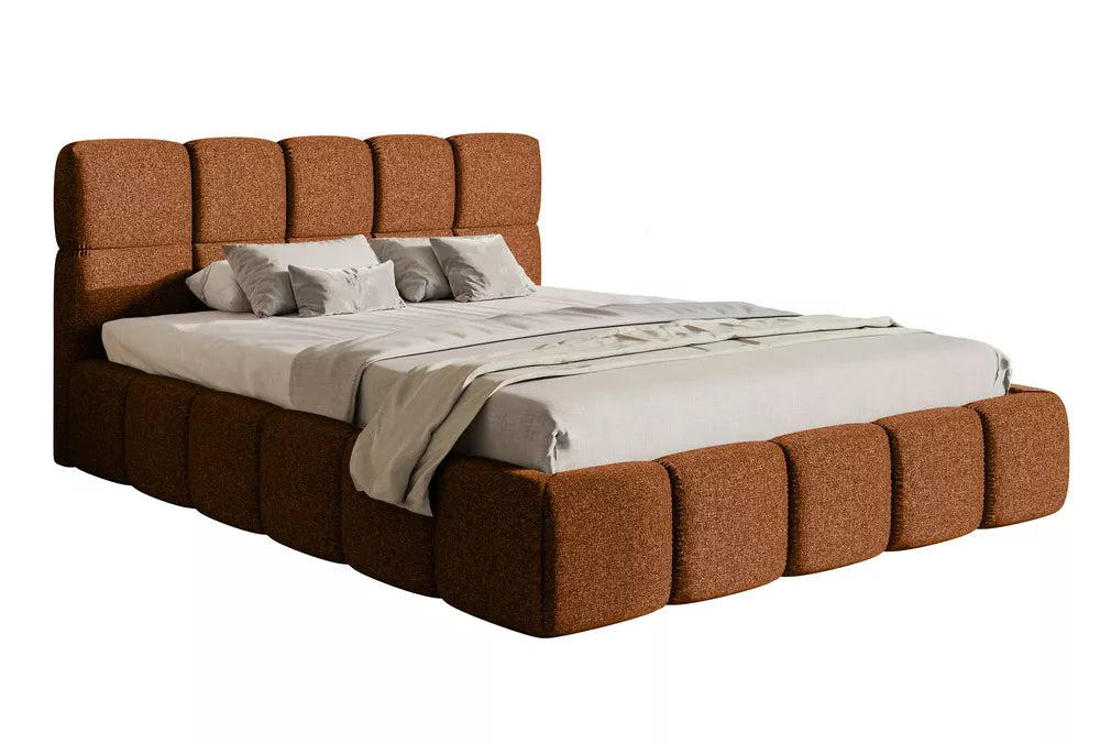 Sıvı apsorbsiją savybių turintis (hydrofobinis) vario spalvos "Cloudy" 160x200 cm gobeleno ir audinio tipo baldinės skaidulos kartu su konteineriu