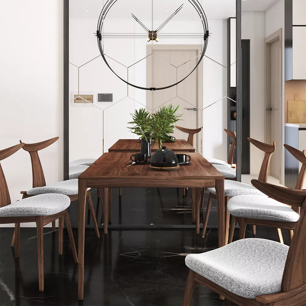 Medinė kėdė Henrico, riešuto pilka