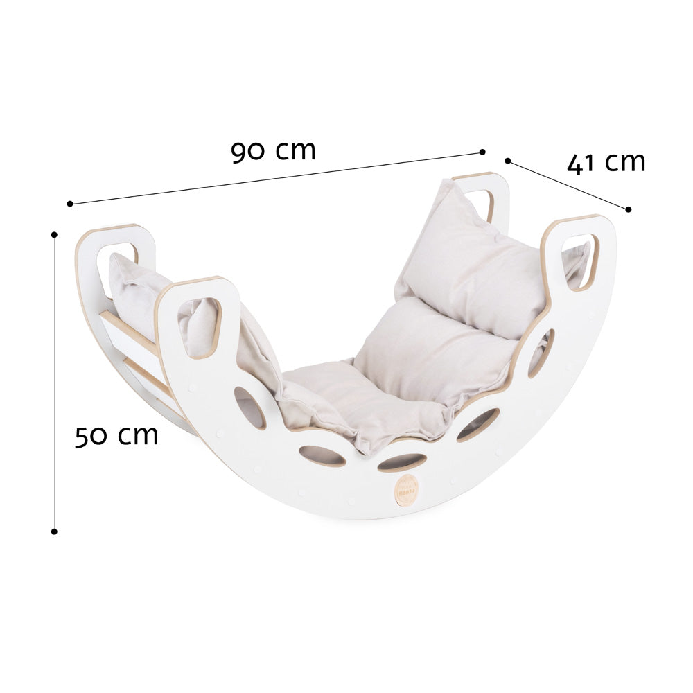 Supynės Plush Nest, smėlio, 4in1