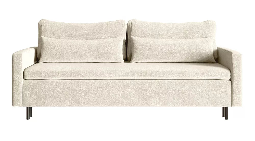 Trivietė sofa Umpro, kreminė
