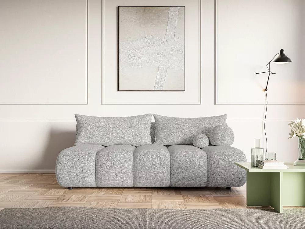 Tritvietė sofa Dandelino Mini, šviesiai pilka
