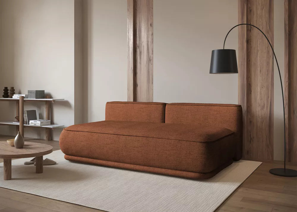 Trijų vietų sofa-lova Leanno, vario spalvos
