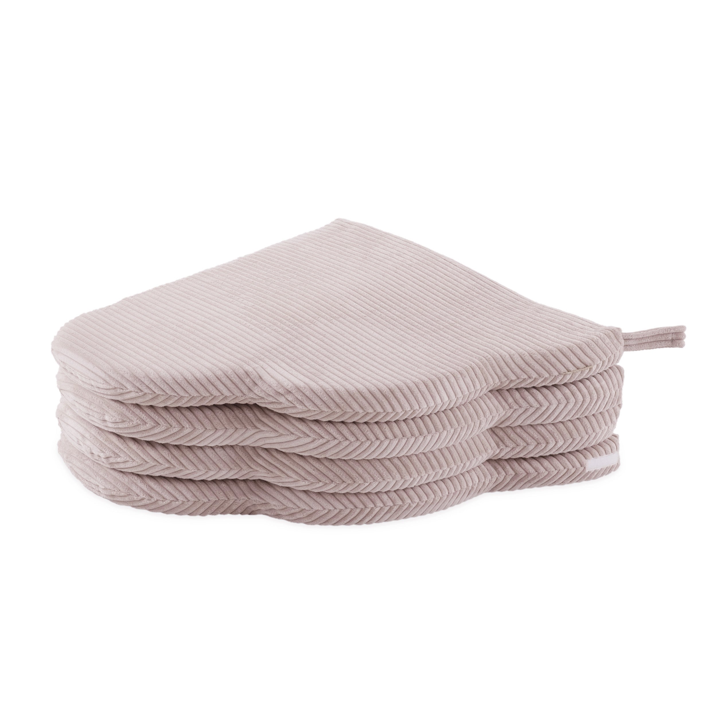Gėlės formos kilimėlis Plush Nest 115×115×5 cm, šviesiai rožinė, premium velvetas