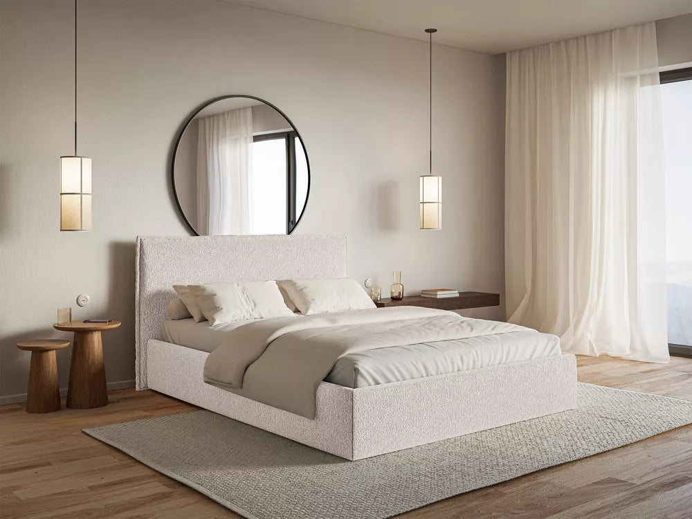 Lova Softie Slim, smėlinė, 140x200 cm