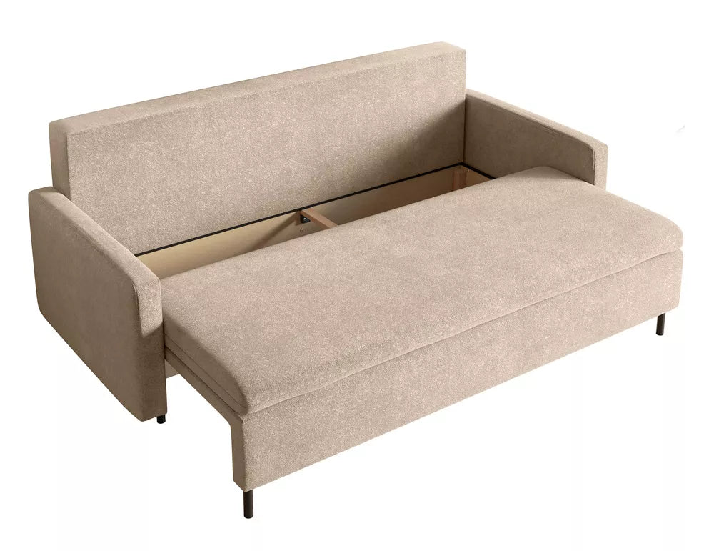 Trivietė sofa Umpro, smėlinė