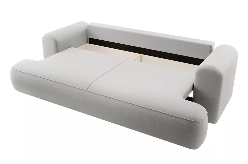 Trivietė sofa Ovo, pilka