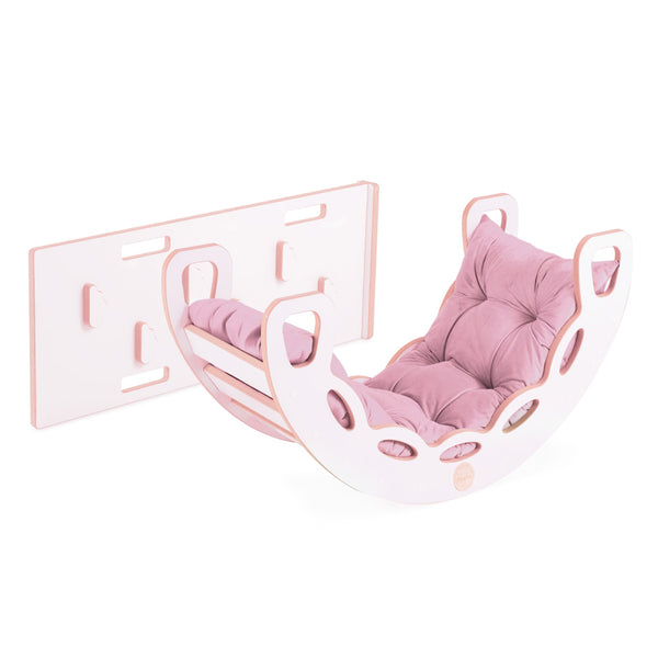 Supynės Plush Nest, rožinė, velvetas, 4in1