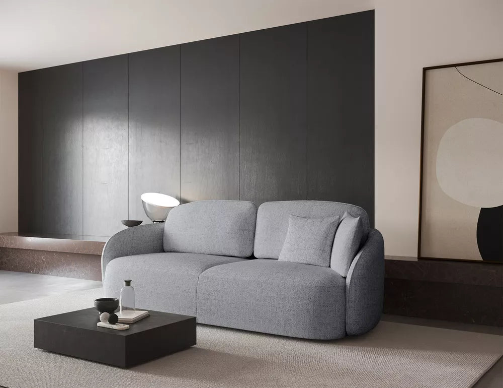 Trivietė sofa Savoy, šviesiai pilka