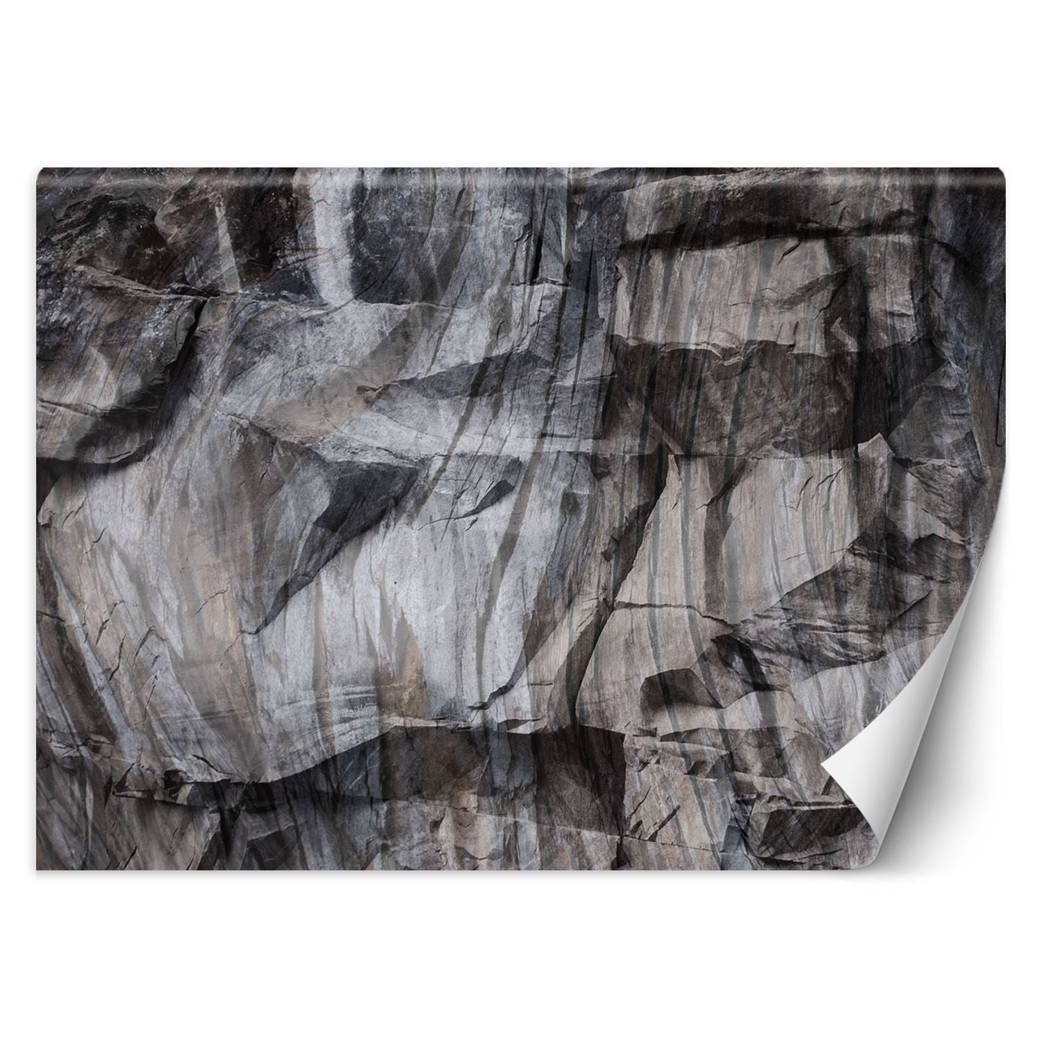Fototapetai, Rudos 3D uolos