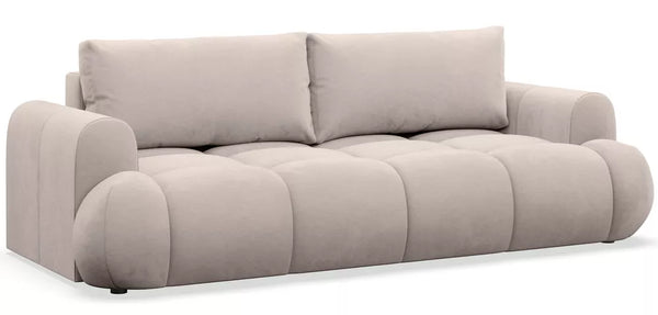 Trivietė sofa Ombo Doce, pilkai smėlinė
