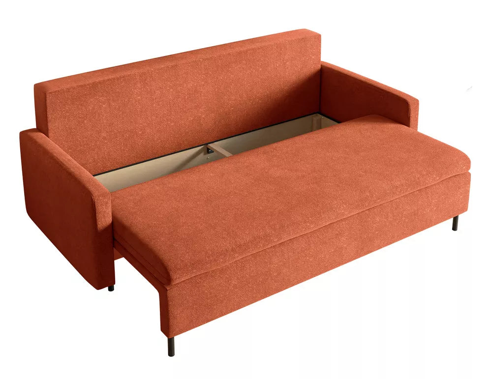 Trivietė sofa Umpro, vario spalvos