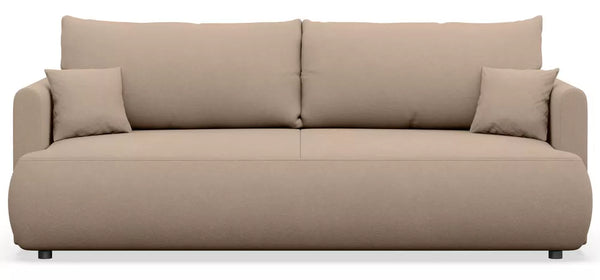 Trivietė sofa Ovo mini, smėlinė
