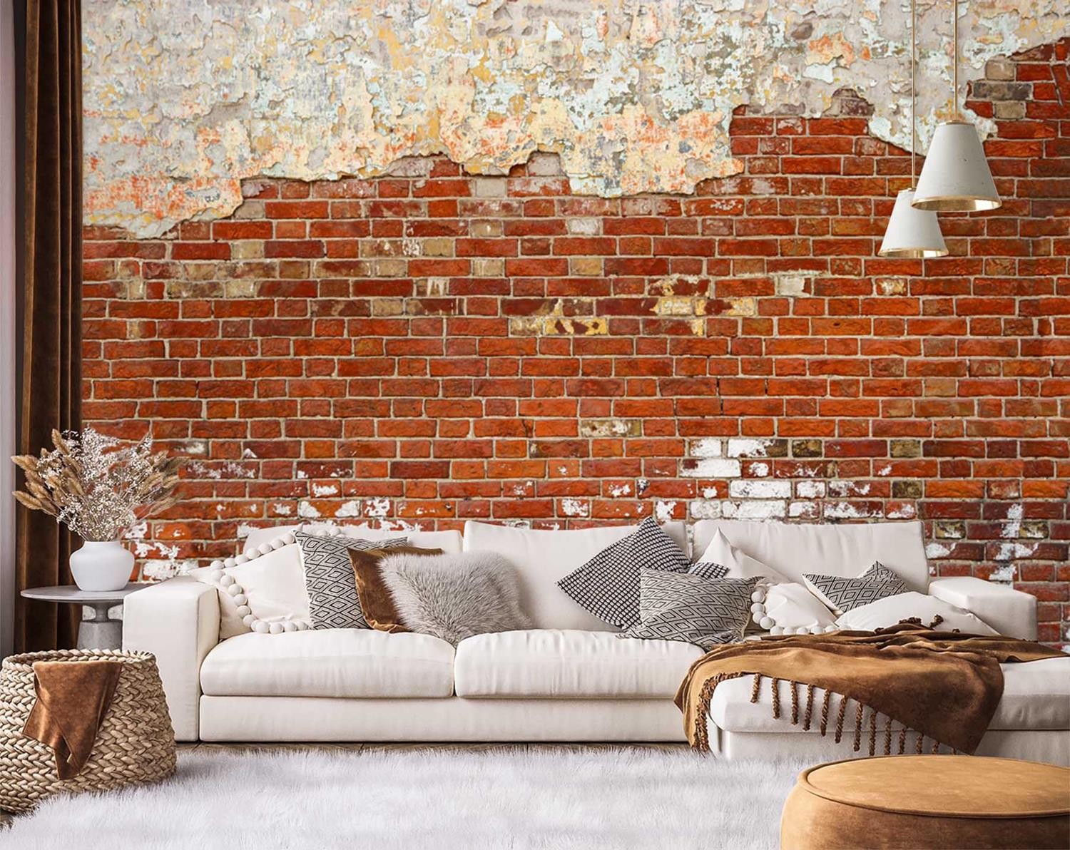 Fototapetai, Plytų optika plytų siena